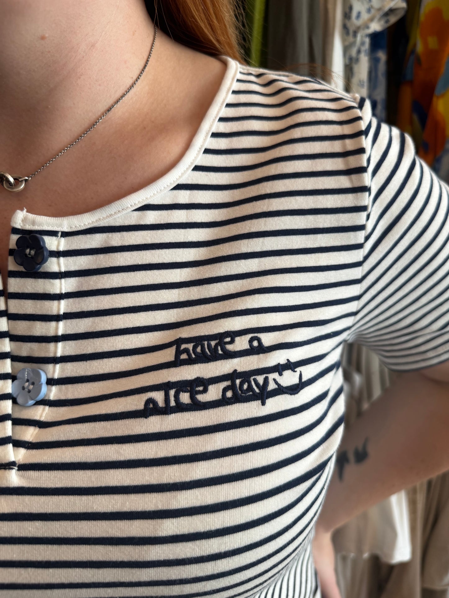 ⚓ Tee-shirt marinière revisité 🌊