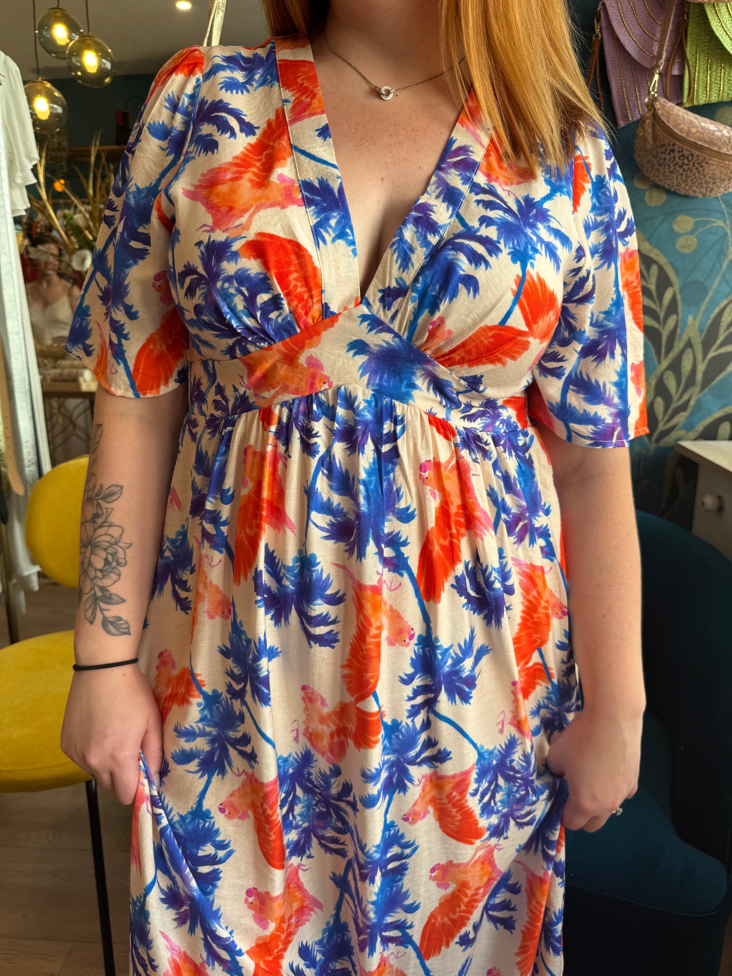 🌴 Robe longue imprimé palmiers 🌴