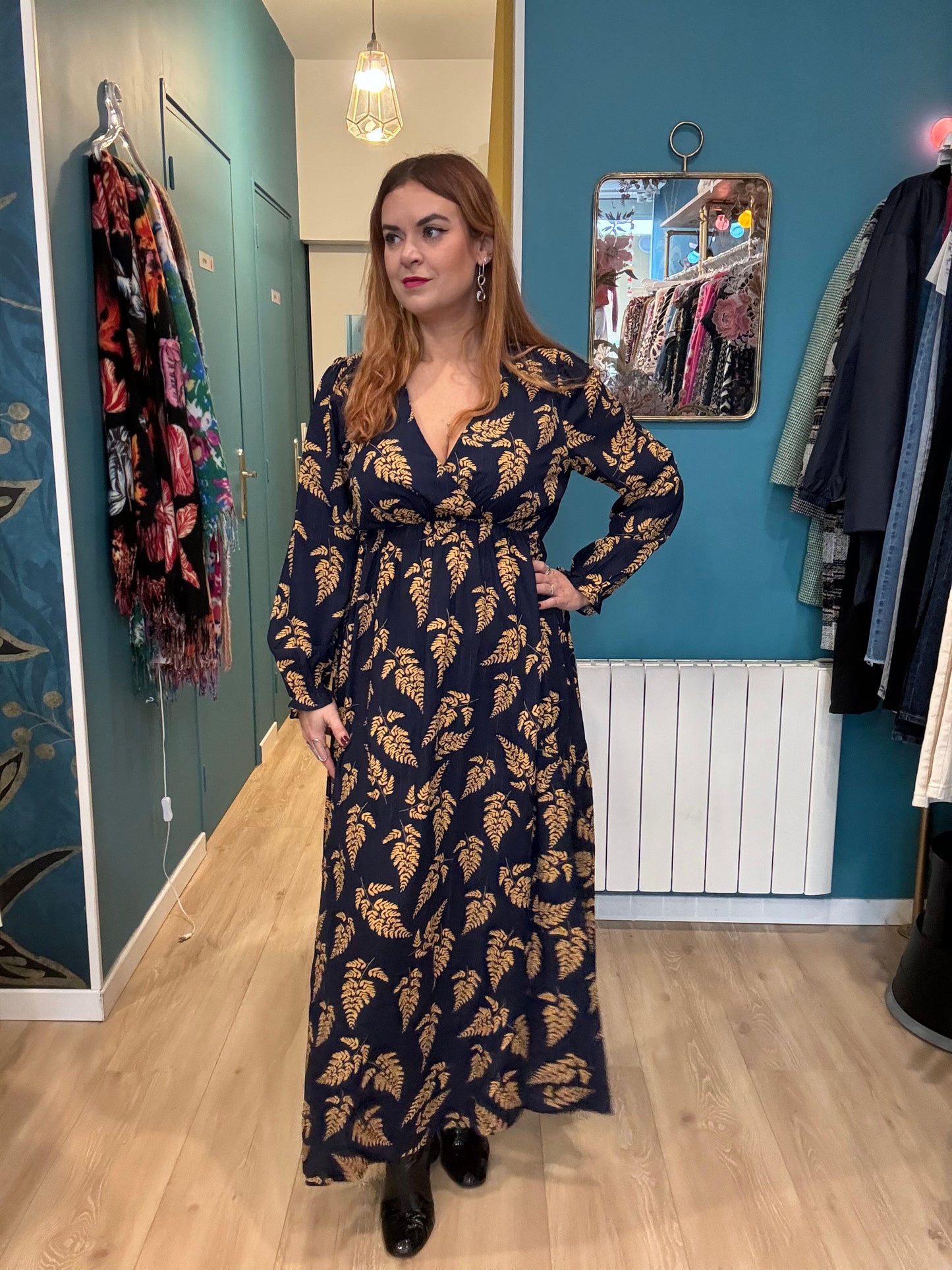 Robe longue bohème chic ✨🌿