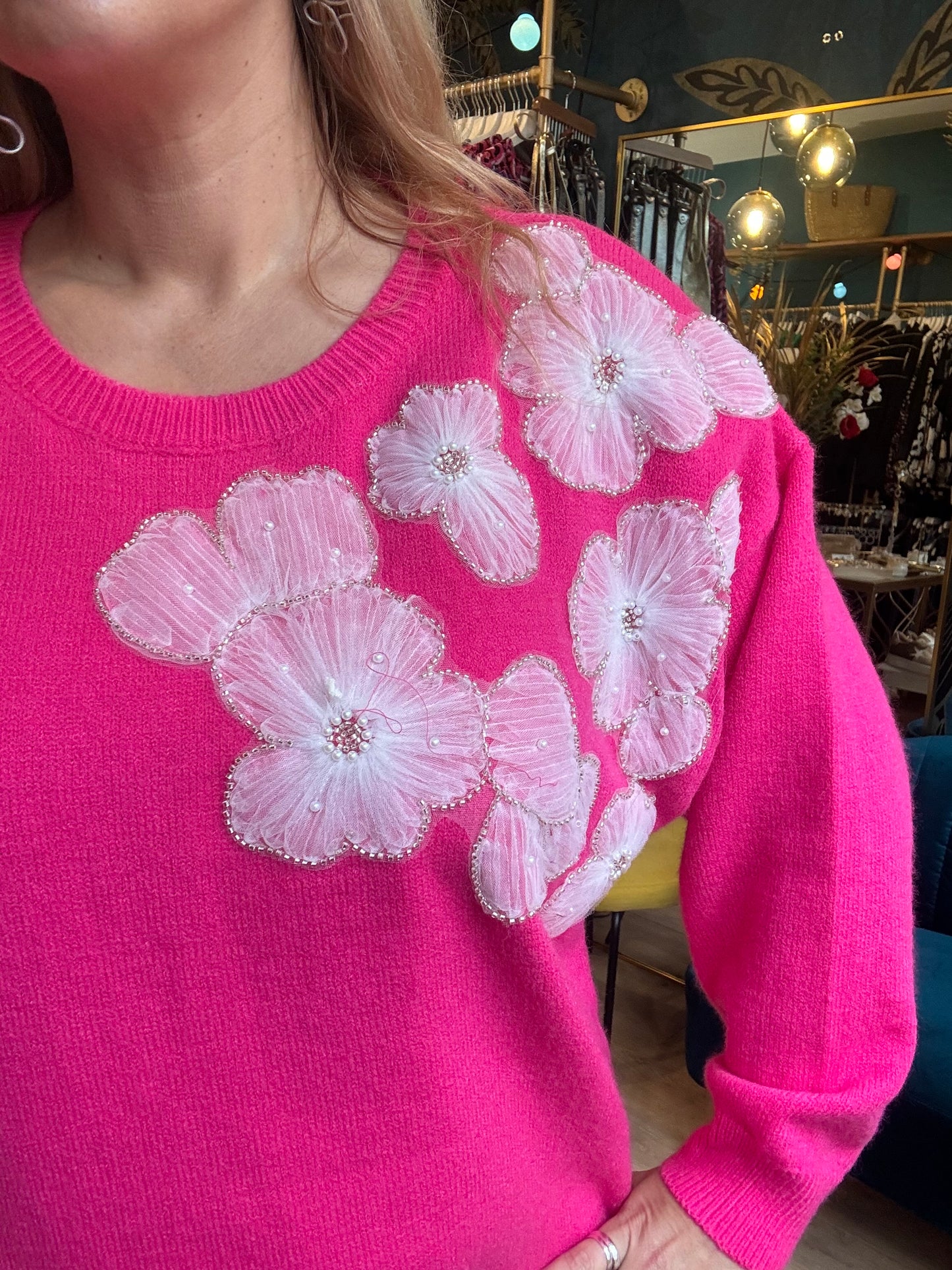 💖 Pull fuchsia éclatant 💖
