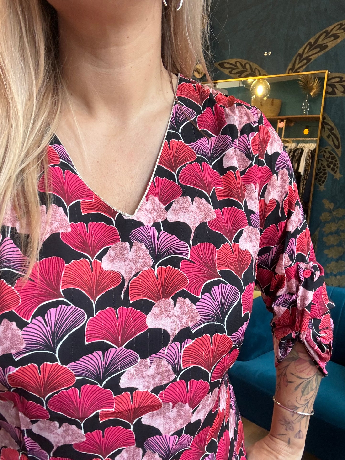 Robe élégance florale 🌸✨