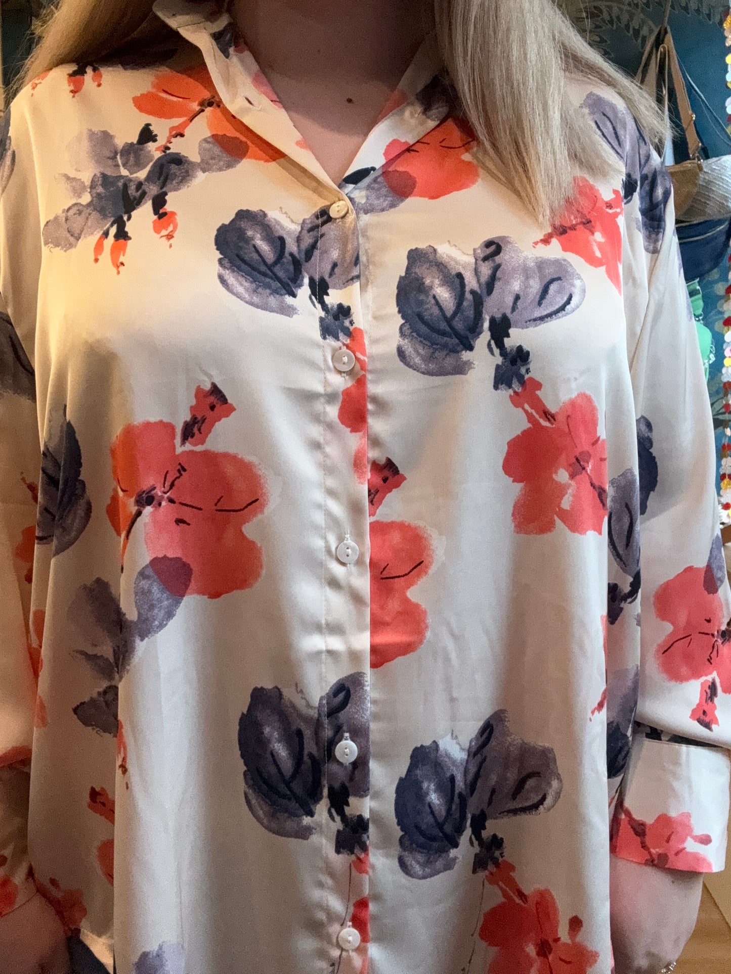 Chemise fluide à imprimé floral 🌺