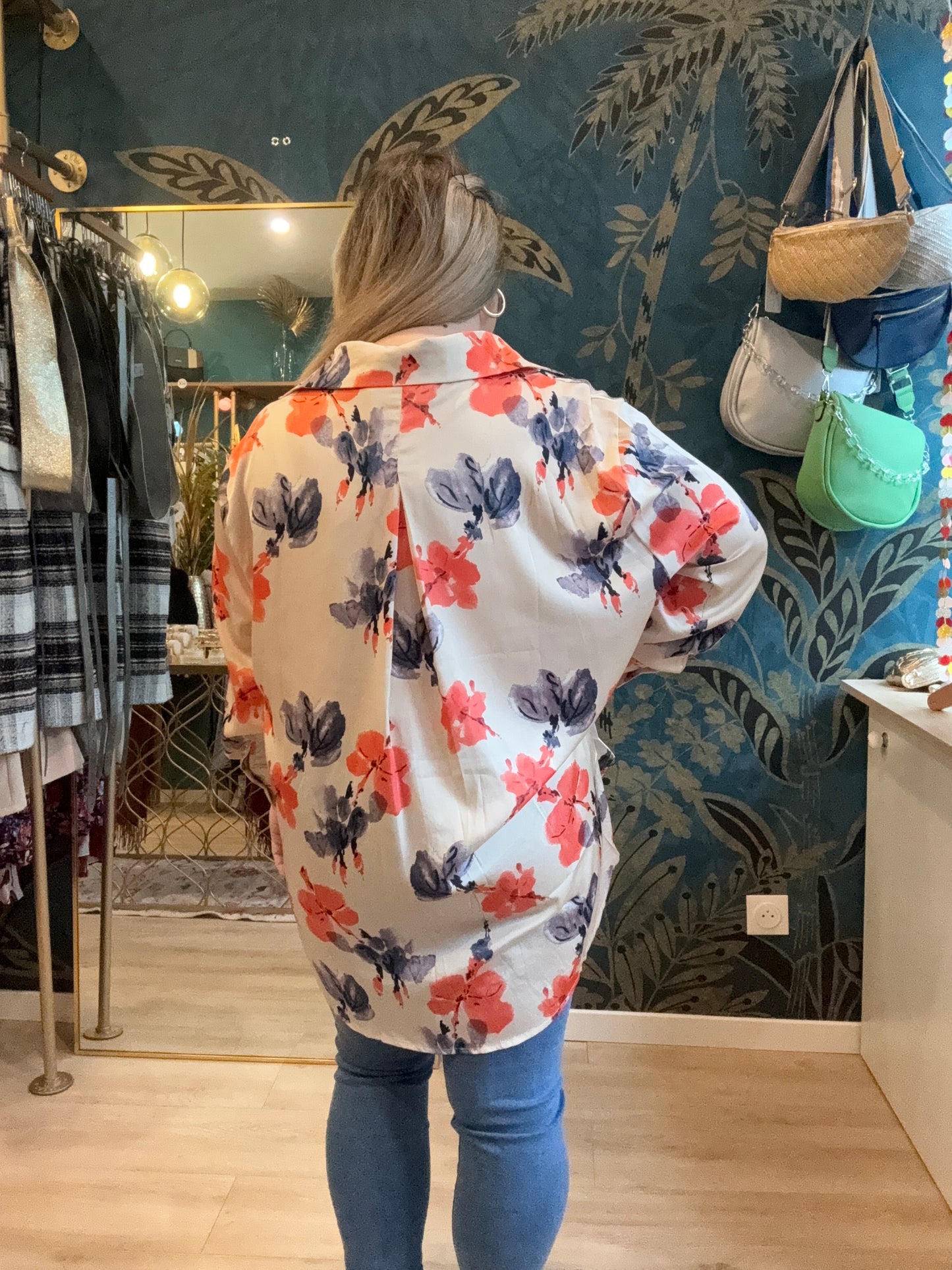 Chemise fluide à imprimé floral 🌺