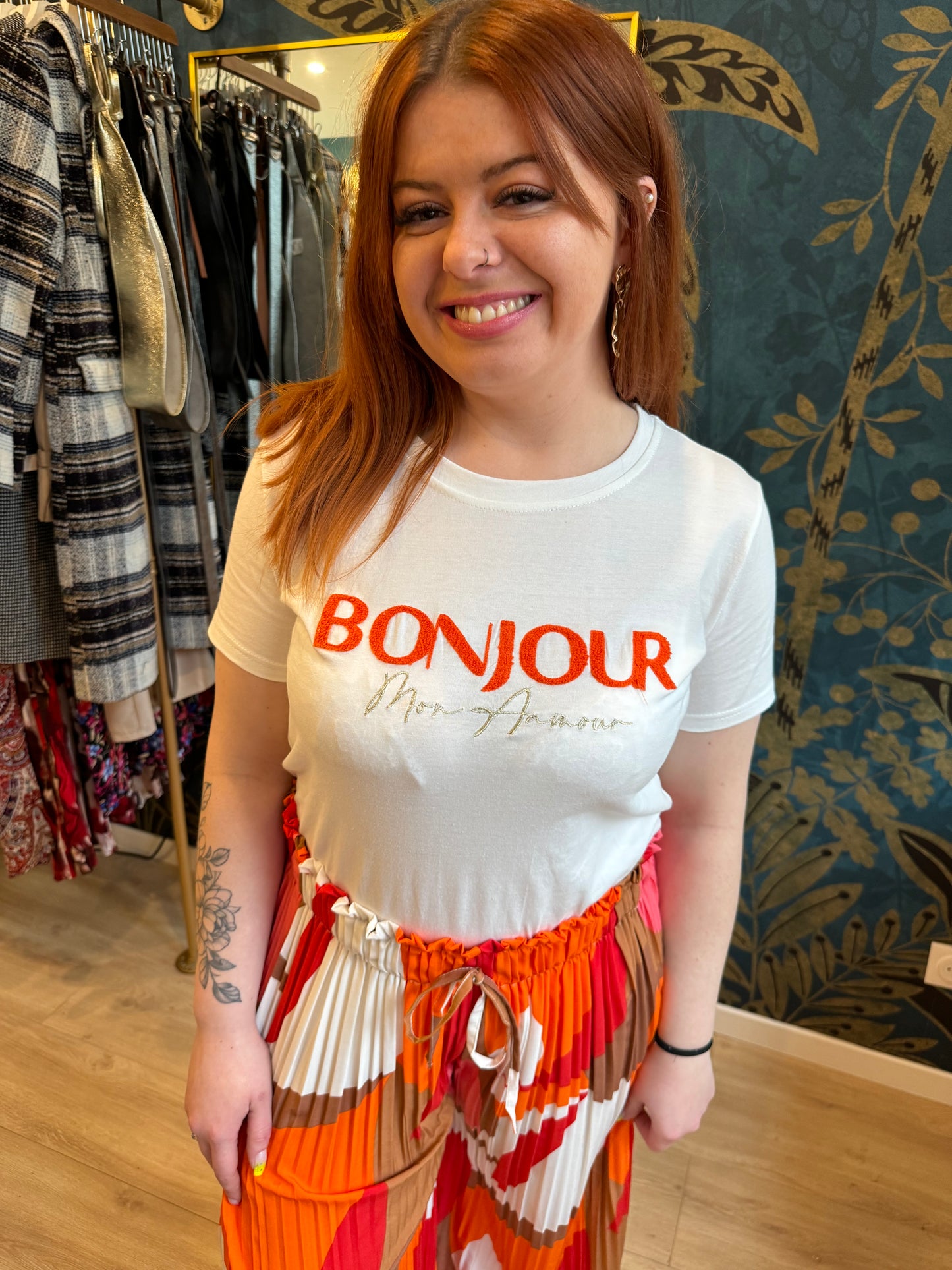 đź‘‹ Tee-shirt "Bonjour mon amour"