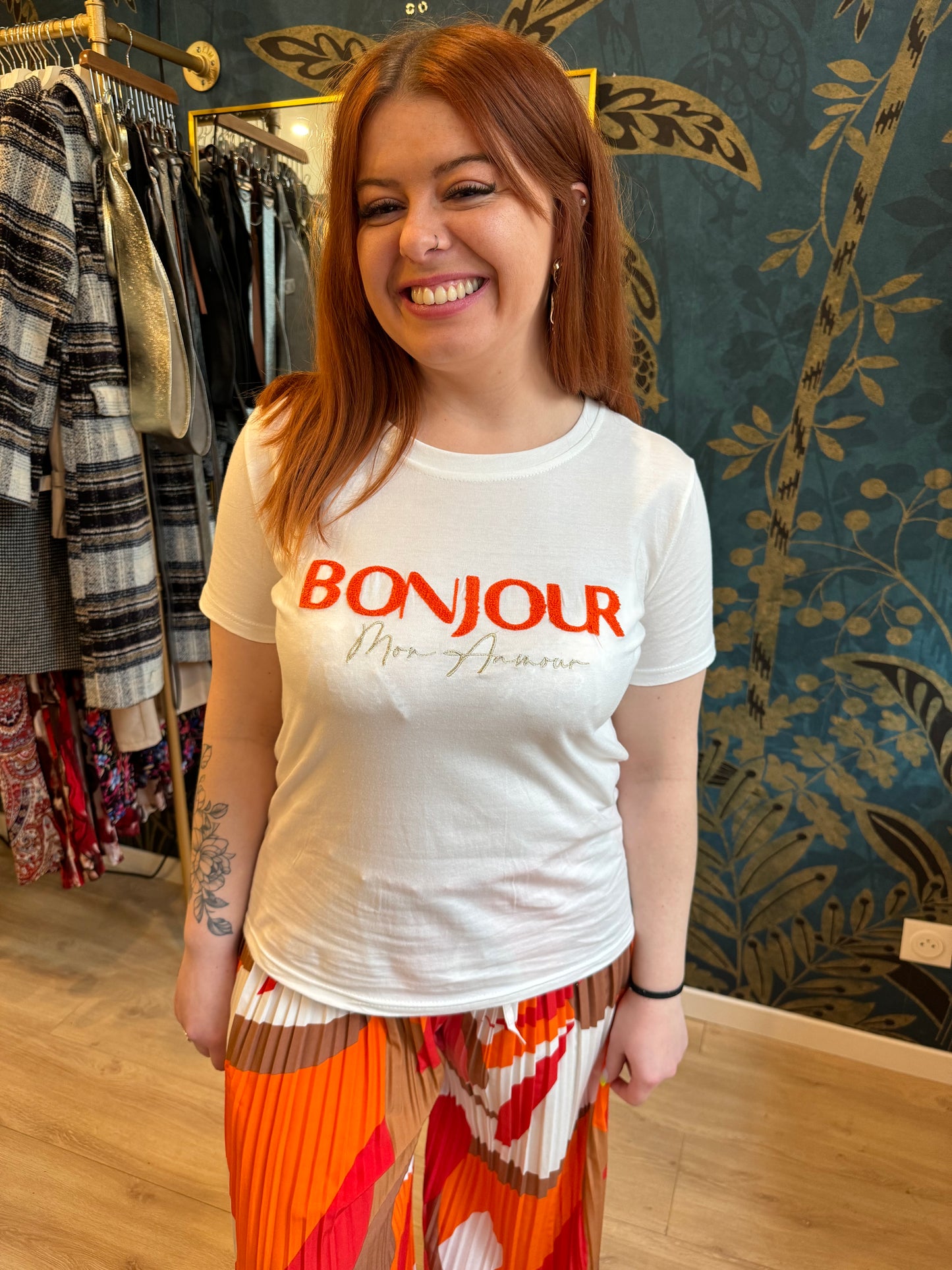 đź‘‹ Tee-shirt "Bonjour mon amour"
