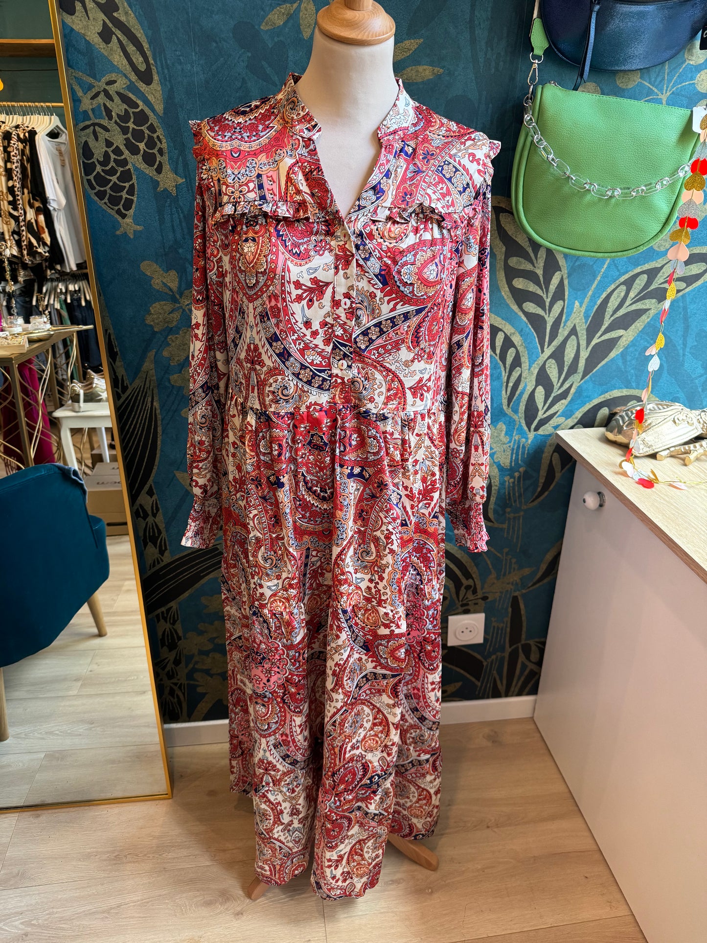 Robe chemise bohème chic ✨🌸