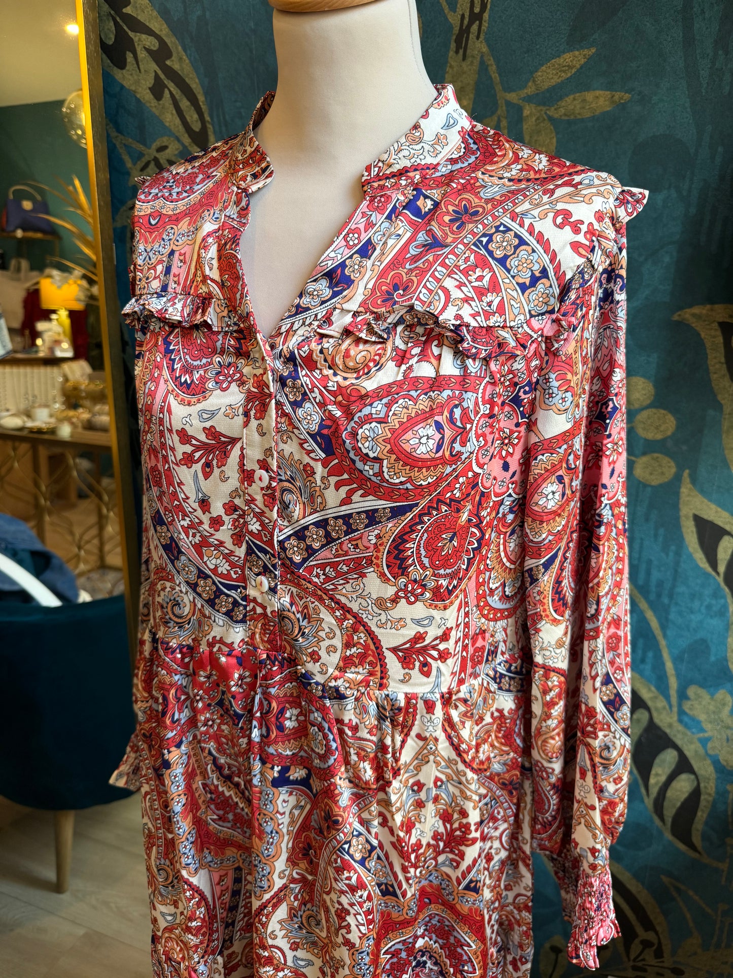 Robe chemise bohème chic ✨🌸