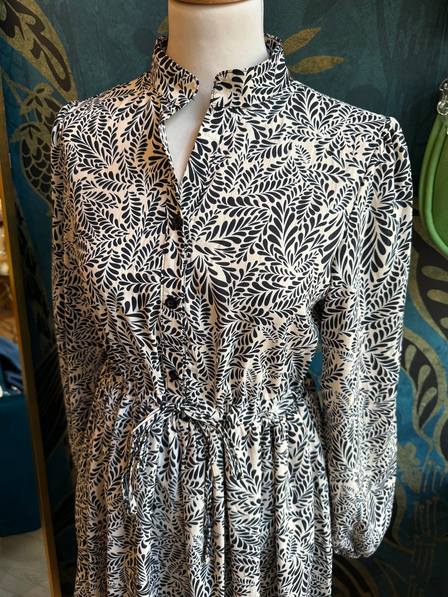 🌿 Robe chemise élégance naturelle 🖤