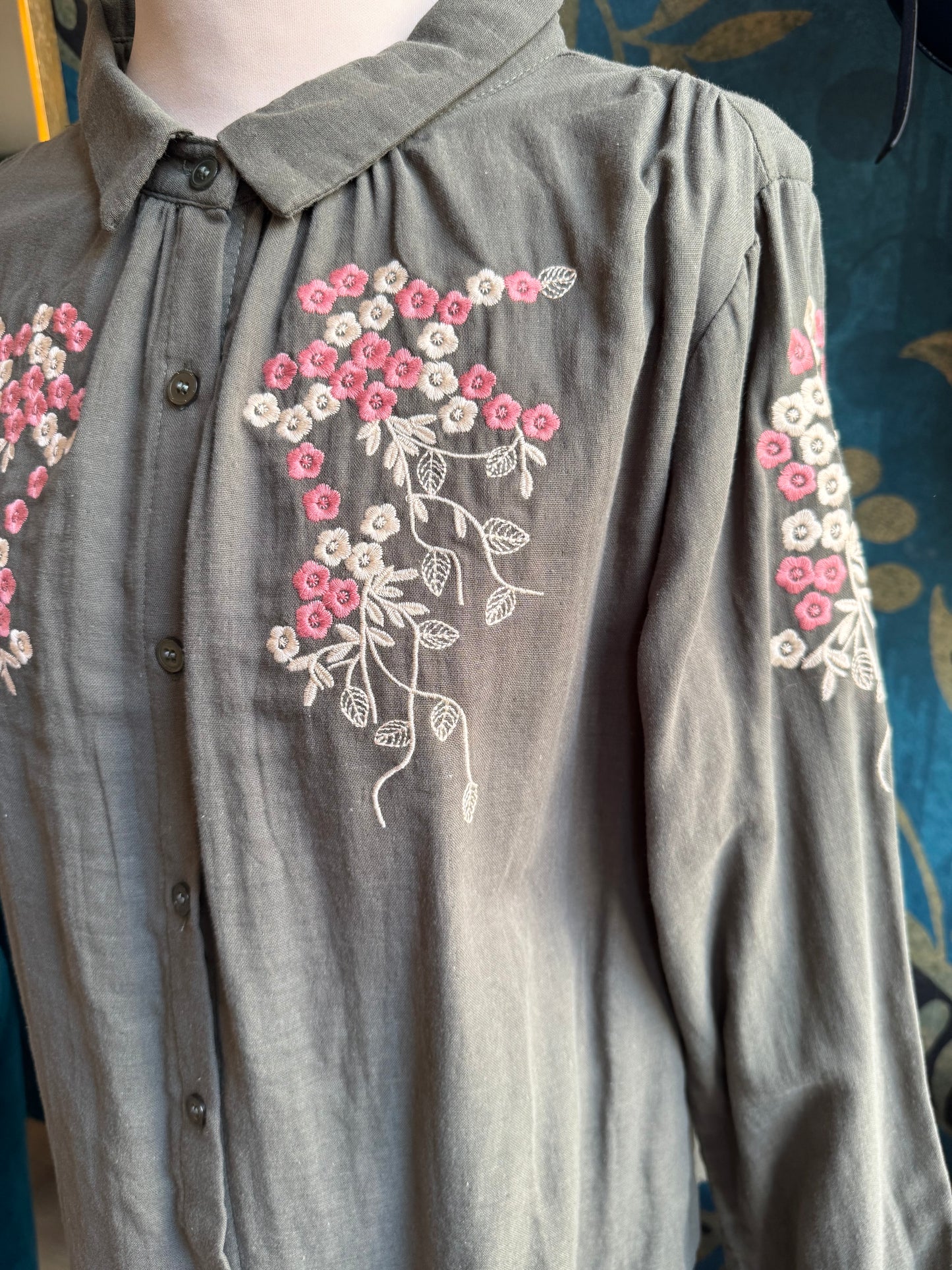 Chemise bohème en 100% coton 🌿🌸