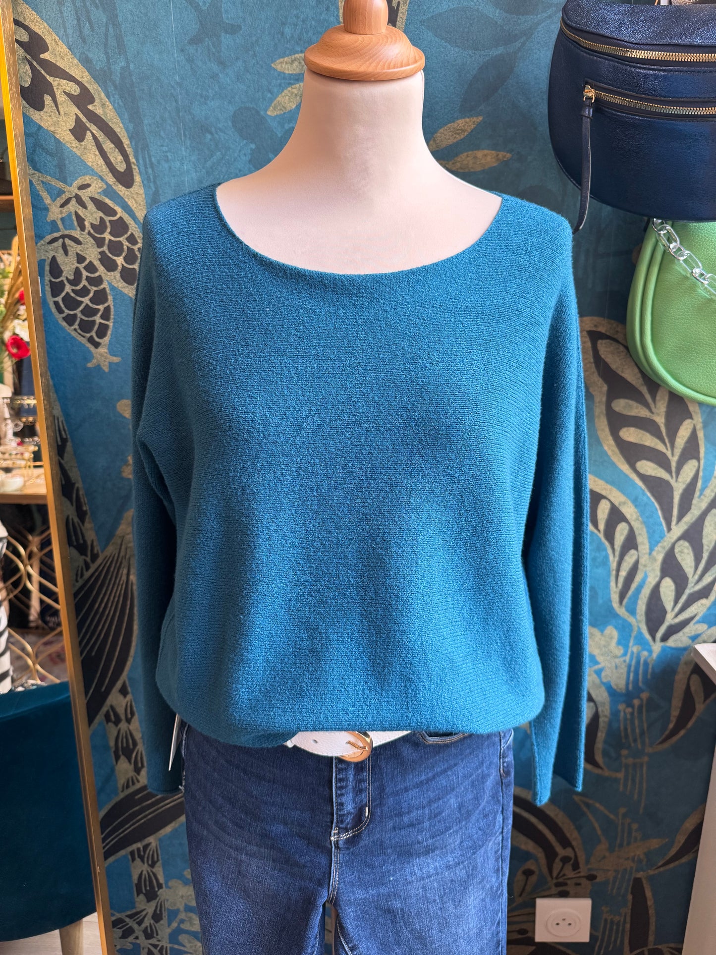 💙 Pull coup de cœur bleu canard 💙