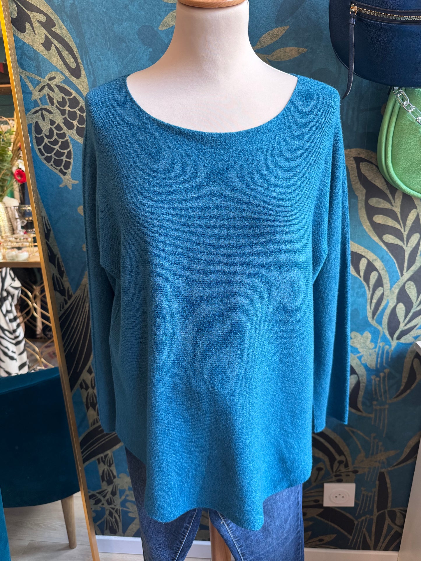 💙 Pull coup de cœur bleu canard 💙