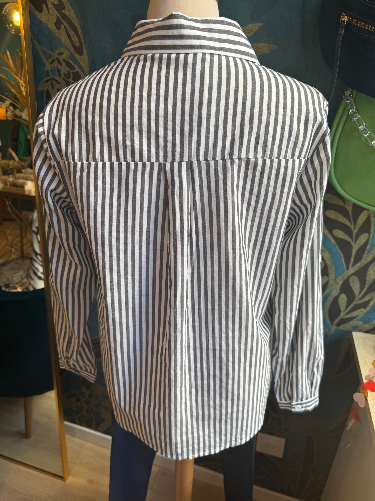 Chemise rayée ❤️ Casual Chic