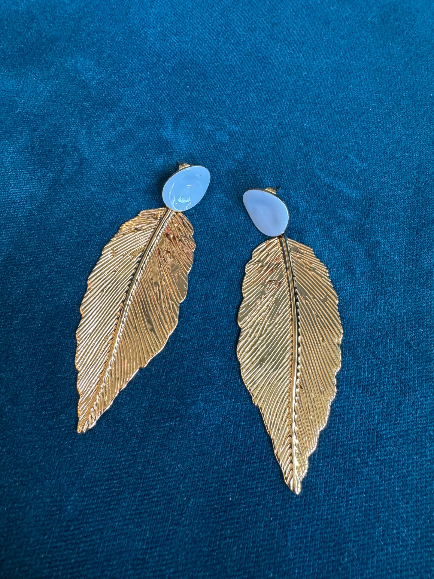 Boucles d'oreilles plumes