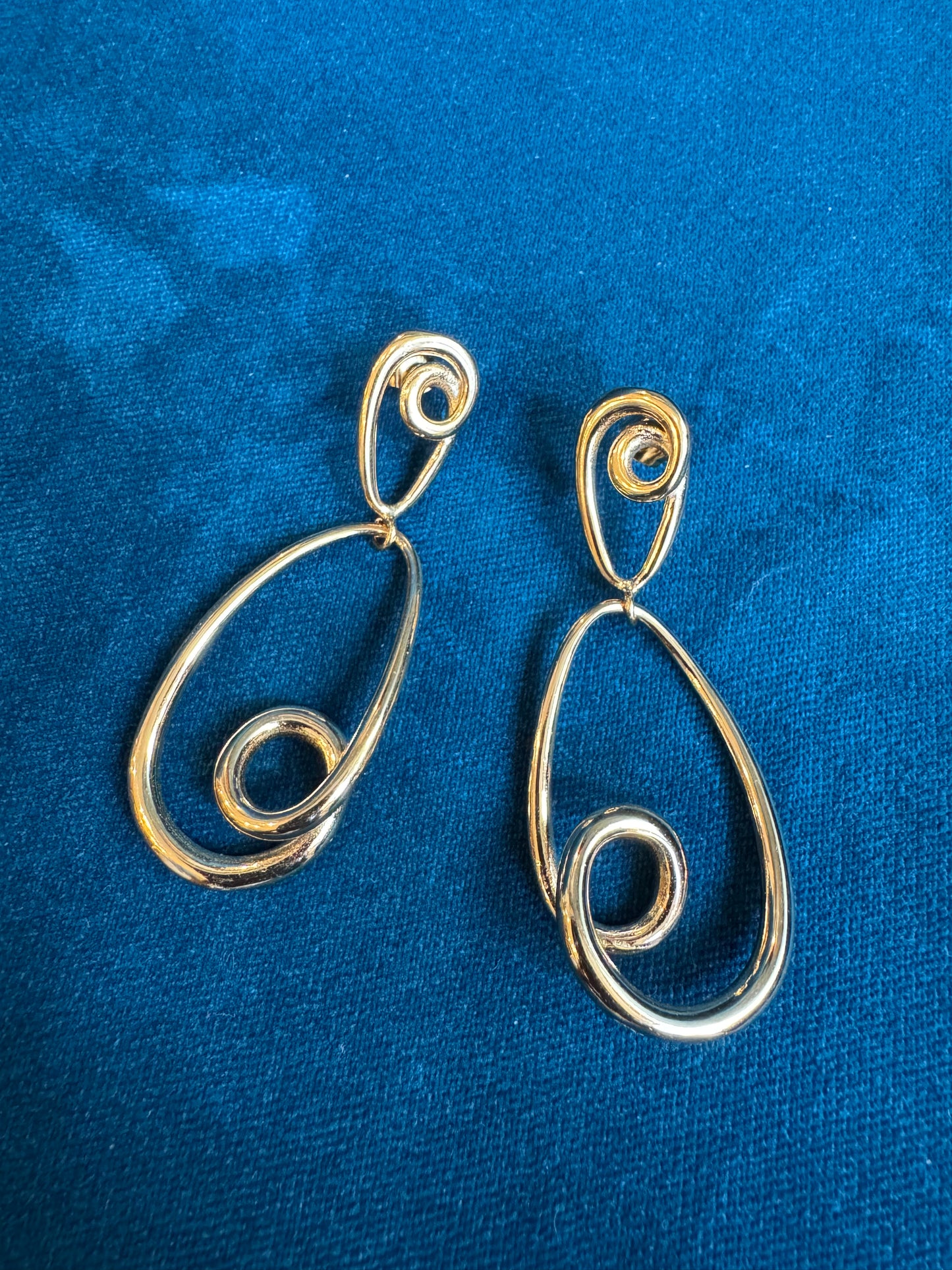 Boucles d'oreilles dorées
