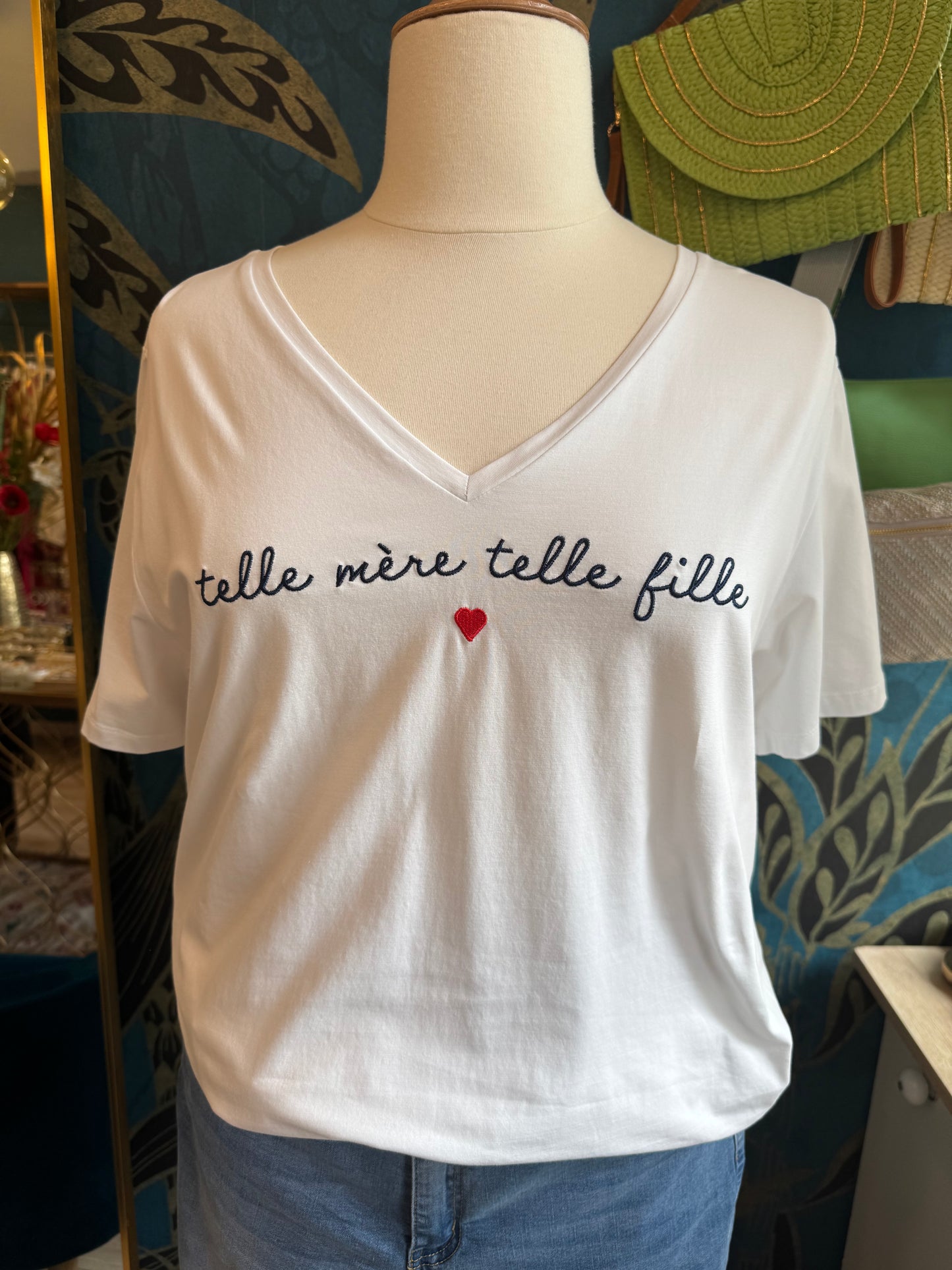 👩‍👧 Tee-shirt "Telle mère, telle fille" 👩‍👧