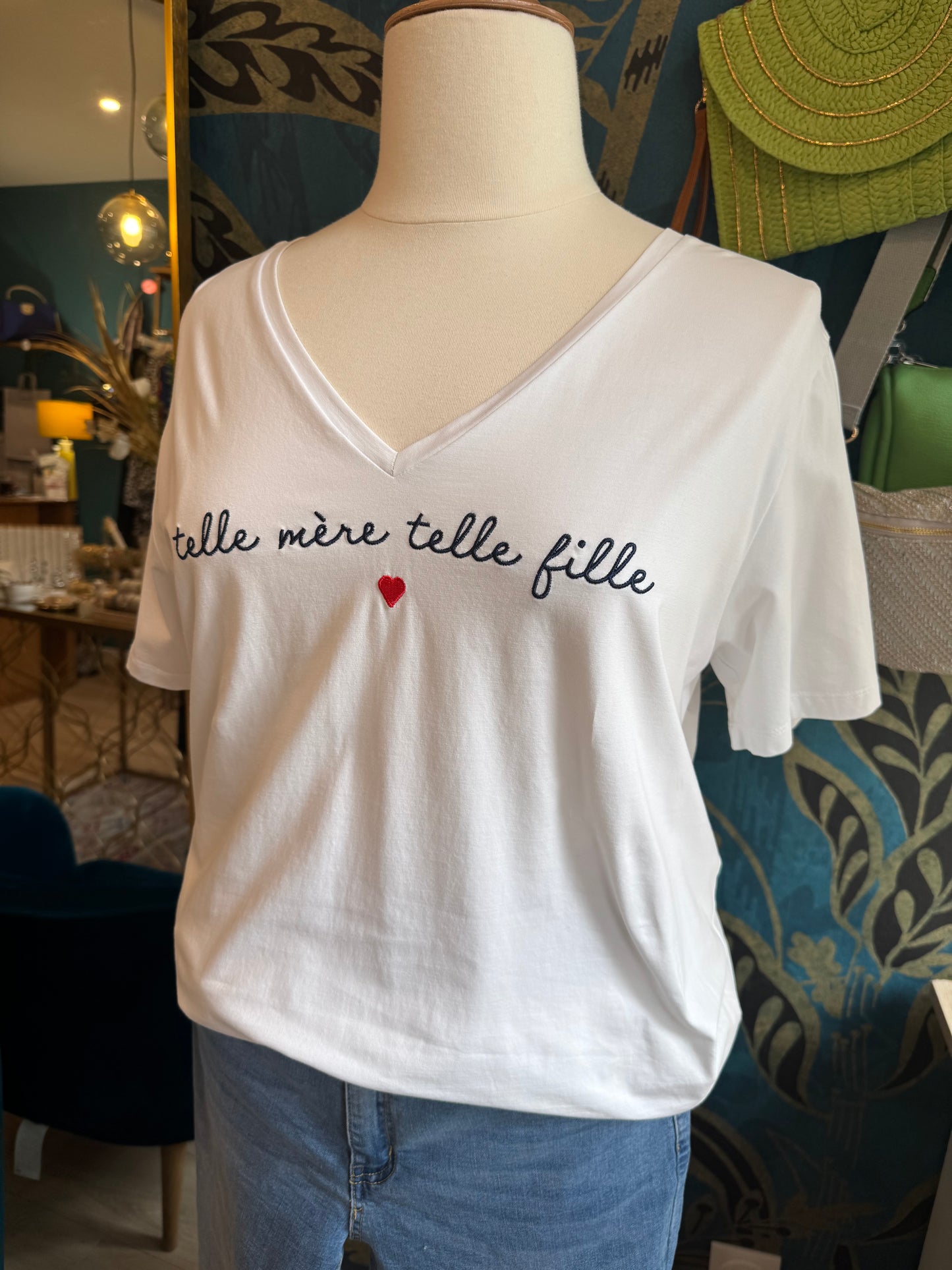 👩‍👧 Tee-shirt "Telle mère, telle fille" 👩‍👧