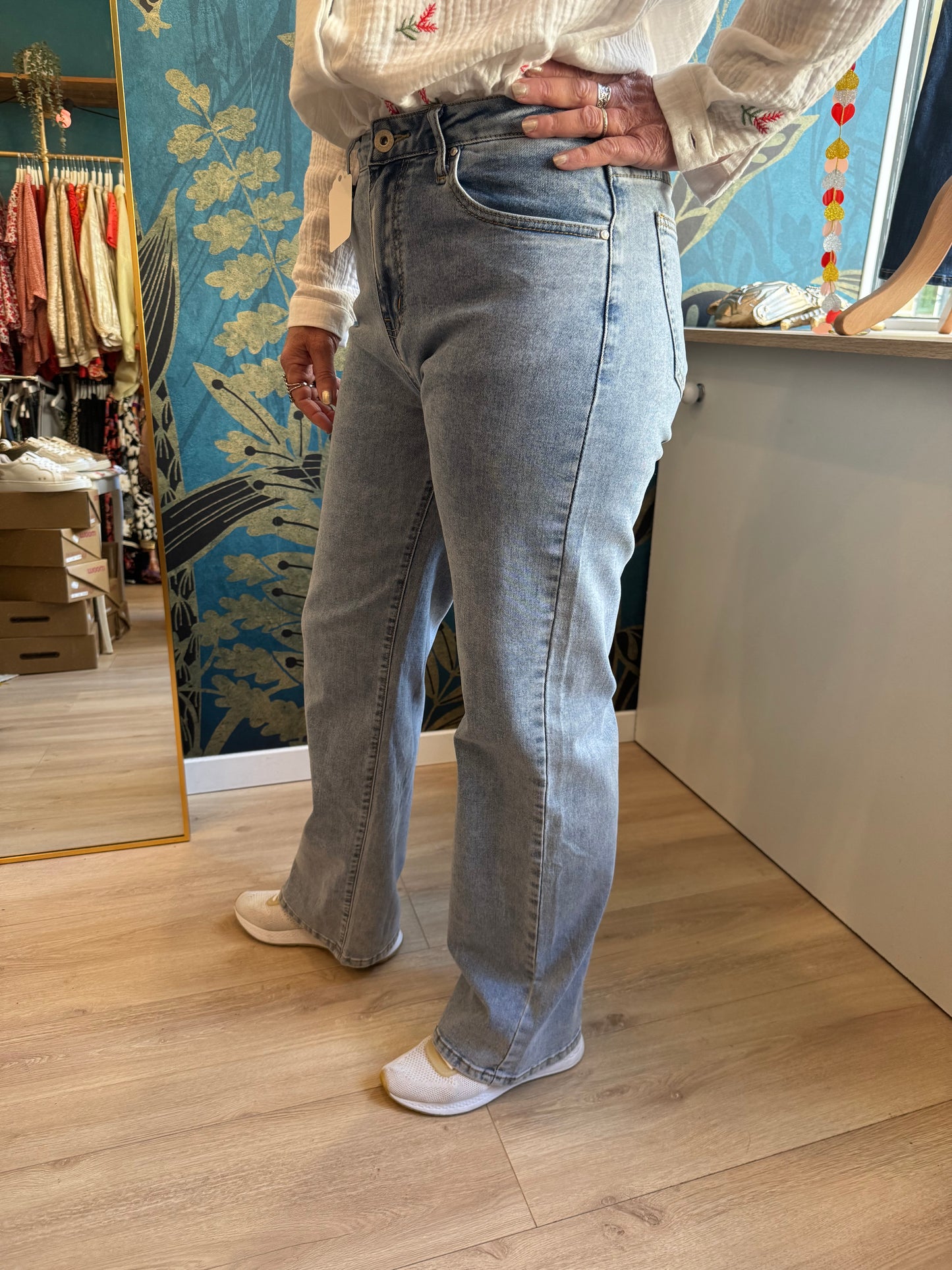 Jean Évasé Ultra Tendance 💙