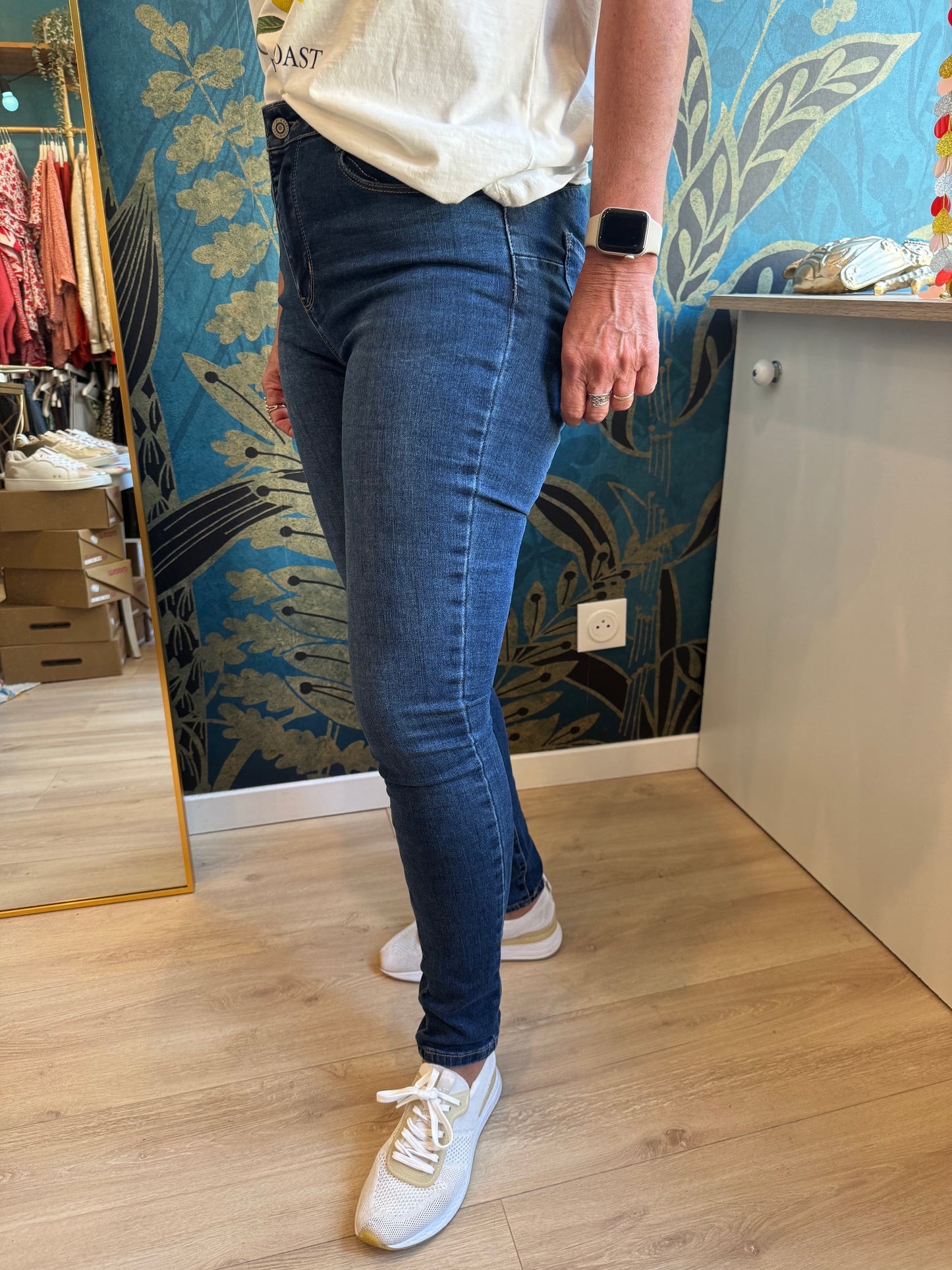 👖 Jean Skinny Bleu Foncé 👖