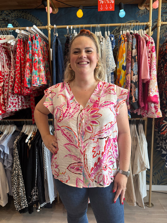 🌺 Top imprimé floral 🌺
