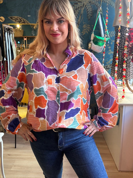 Chemise colorée artistique 🎨