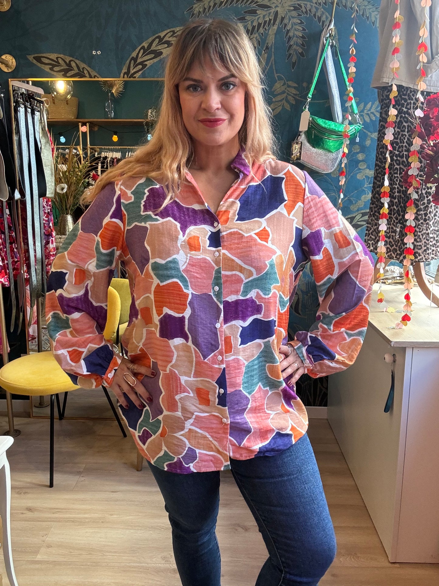 Chemise colorée artistique 🎨