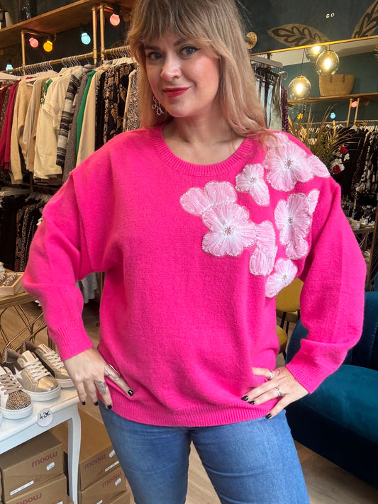 💖 Pull fuchsia éclatant 💖