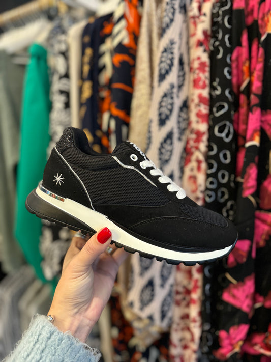 ⭐ Baskets noires sporty-chic – Confort et élégance au quotidien ✨
