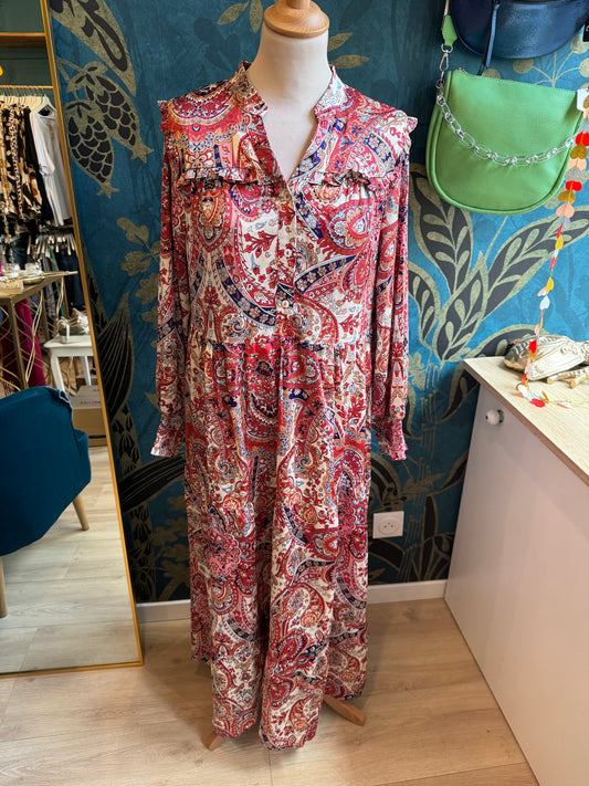 Robe chemise bohème chic ✨🌸