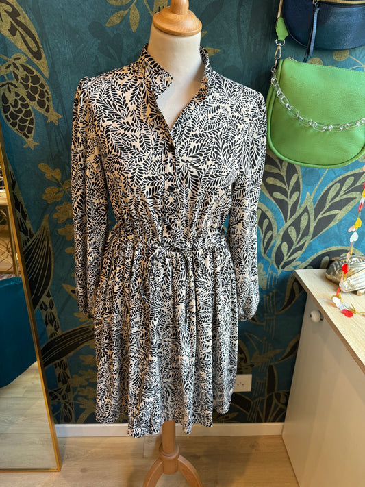🌿 Robe chemise élégance naturelle 🖤