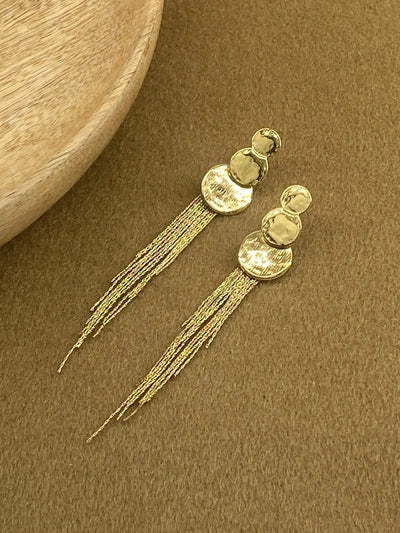 Boucles d'oreilles dorées